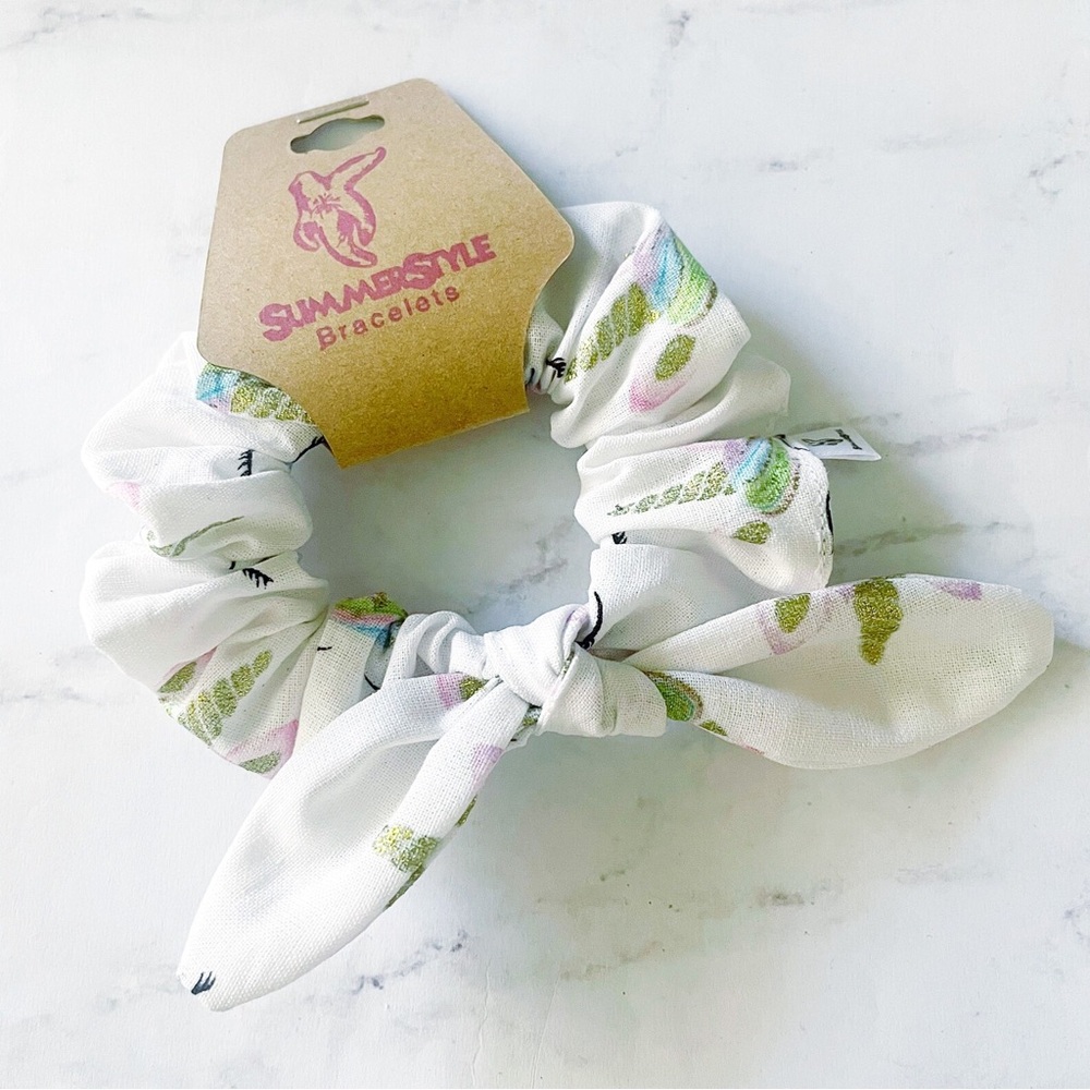 SummerStyle Bracelets Glitter Unicorn Bow Scrunchie